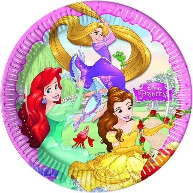 Farfurii de hârtie Disney Princess – pachet de 8 farfurioare — preț și oferte