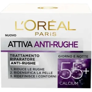 L'Oréal Paris Attiva Anti-Age Calcium – cremă de zi și de noapte pentru față, 50 ml