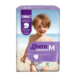 Libero Swimpants – scutece impermeabile, mărimea M (10-16 kg)