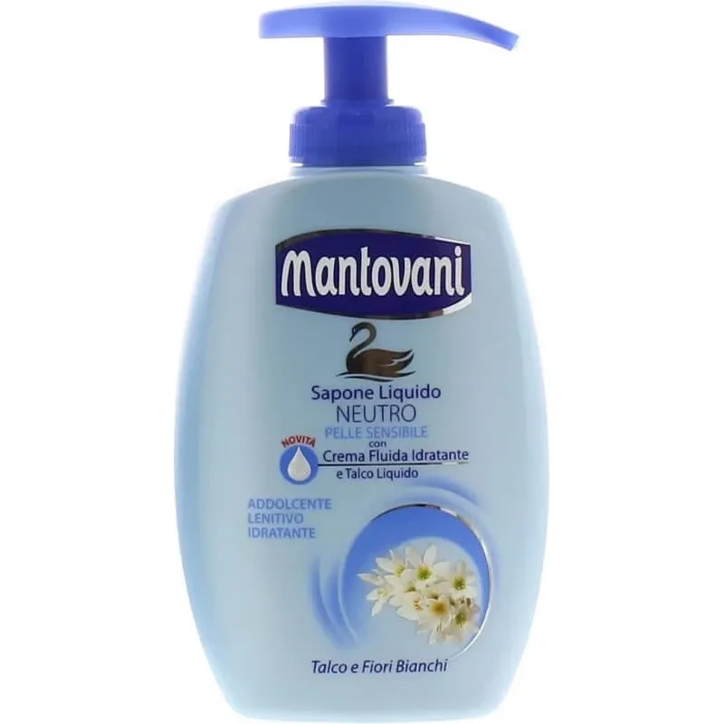 Mantovani Săpun lichid pentru pielea sensibilă cu dozator de 300 ml — preț și oferte