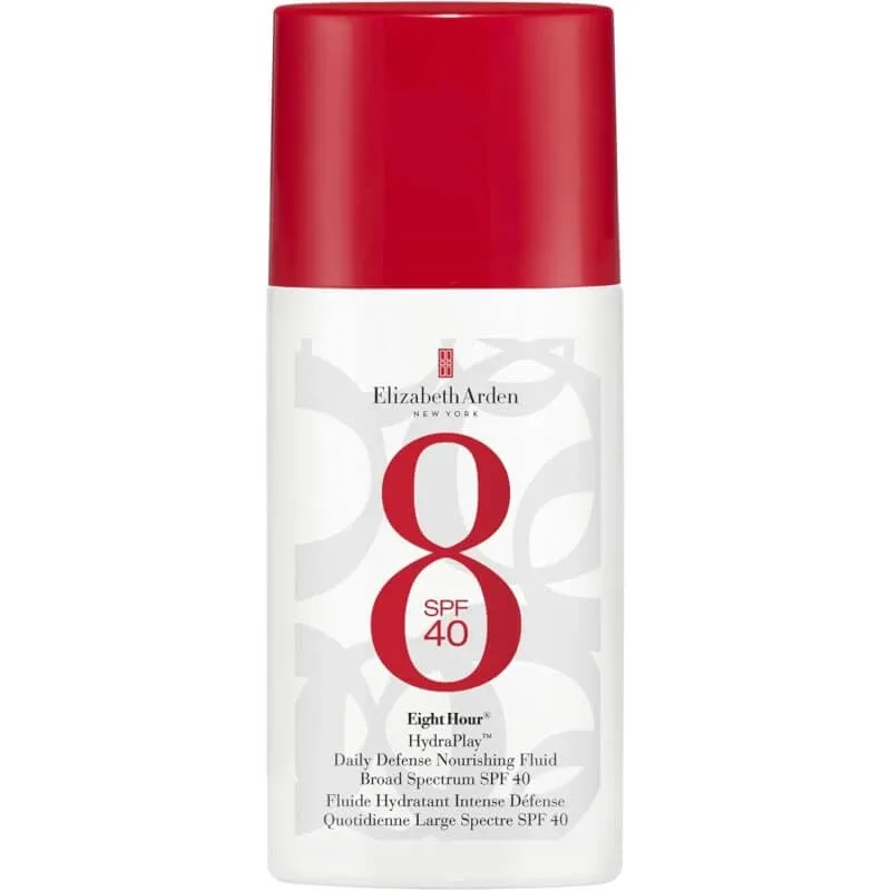 Elizabeth Arden Cremă solară pentru față SPF 40, Eight Hour Hydraplay Daily Defense, fluid hrănitor, protecție cu spectru larg, protecție ridicată, 50 ml — preț și oferte