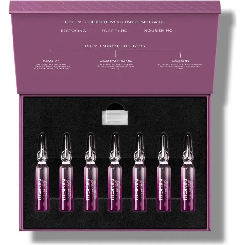 111 skin The y theorem concentrate - 7 fiole de tratament reparator — preț și oferte