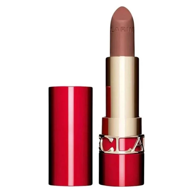 Clarins Joli Rouge Velvet Mat – ruj nr. 758v Sandy Pink — preț și oferte