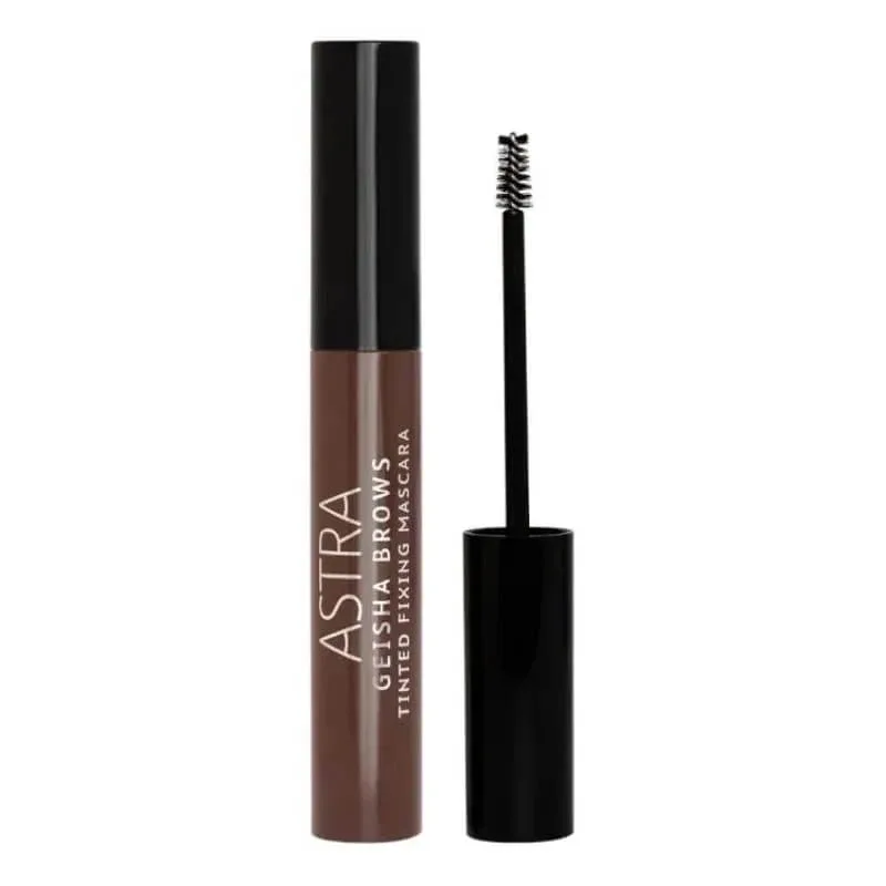 Astra Geisha Brows Tinted Fixing – rimel pentru sprâncene nr. 02, nuanța auburn — preț și oferte