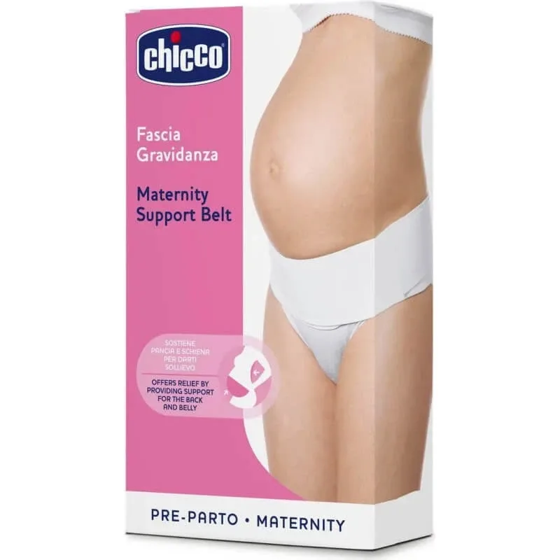 Chicco bandă pentru sarcină, pentru perioada pre-naștere – mărimea S, alb — preț și oferte