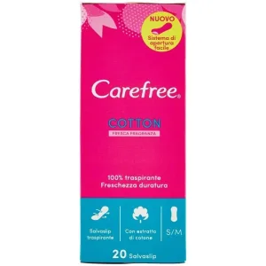 Carefree Cotton Feel Normal, parfum proaspăt – 20 de protecții zilnice