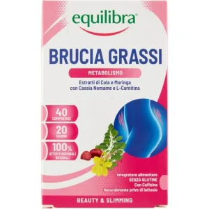 Equilibra pentru arderea grăsimilor, 40 de comprimate – supliment alimentar pentru greutatea corporală