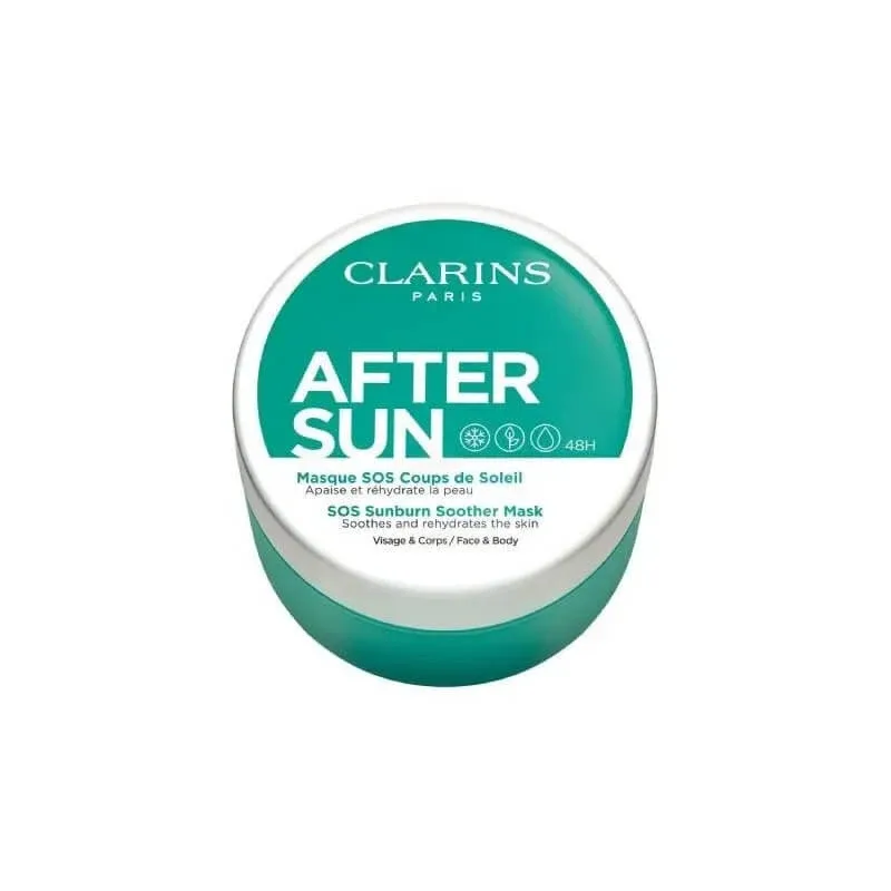 Clarins SOS Sunburn Soother Mask – mască după expunerea la soare, 100 ml — preț și oferte