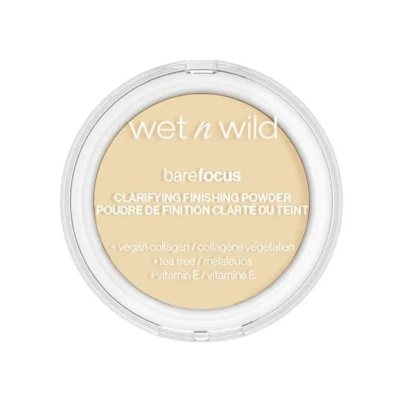Wet n wild Bare Focus Clarifying Finishing Powder – pudră compactă nr. 479e fair/light — preț și oferte