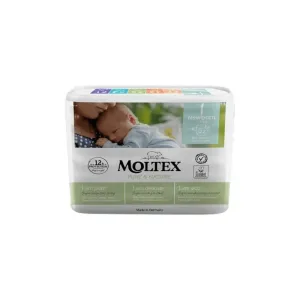 Moltex Pure &amp; nature newborn 1 - 22 scutece ecologice pentru nou-născuți cu greutatea între 2 și 4 kg