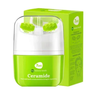 7days Ceramide – cremă hidratantă și tonifiantă pentru față, cu dispozitiv de masaj, 40 ml