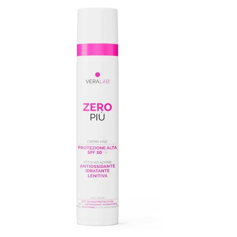 Veralab Cremă solară pentru față SPF 30, hidratantă și protectoare, de la Zero Plus, protecție ridicată, 50 ml — preț și oferte