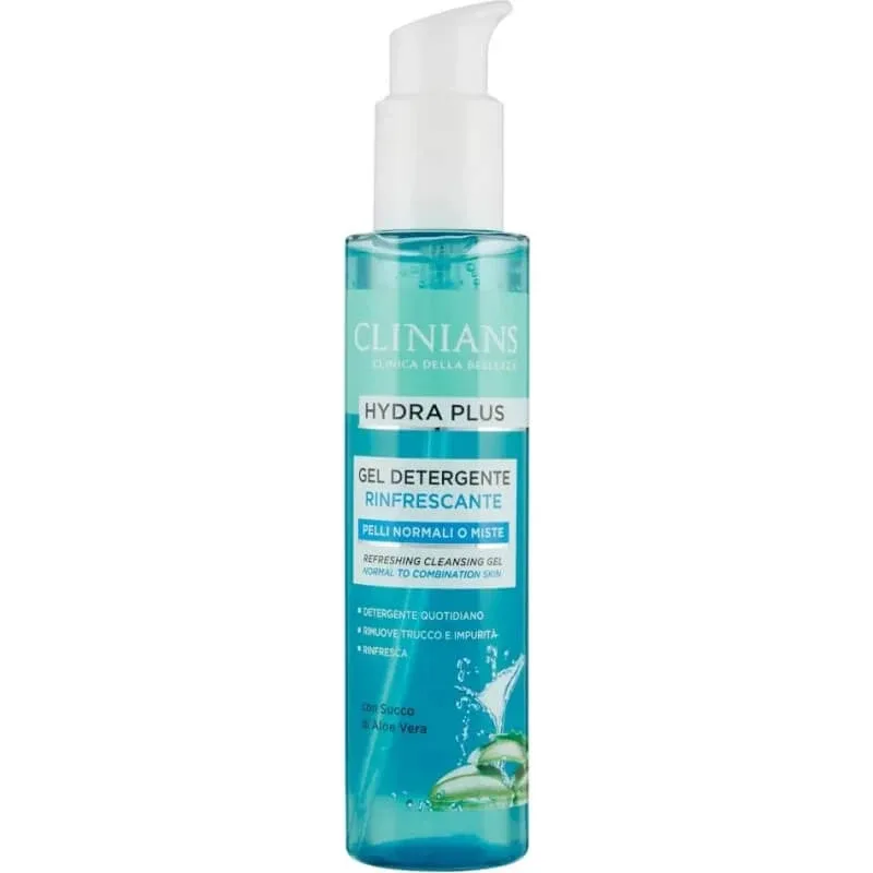 Clinians Hydra plus – gel de curățare răcoritor pentru tenul normal și mixt, 150 ml — preț și oferte