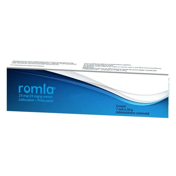 ROMLA 25 MG/25 MG/G X 1 MAGNAPHARM MARKETING — preț și oferte