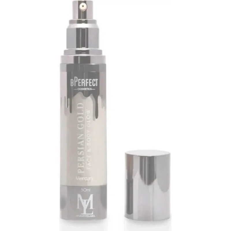 Bperfect X mars the label persian gold face and body glow - produs iluminator pentru față și corp - mercur — preț și oferte