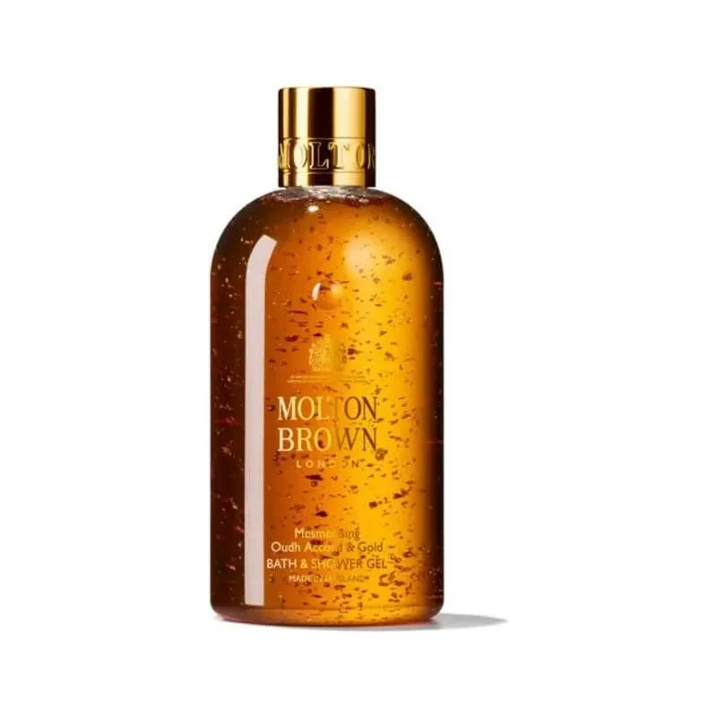 Molton Brown Mesmerising Oudh Accord &amp; Gold – gel de duș 300 ml — preț și oferte