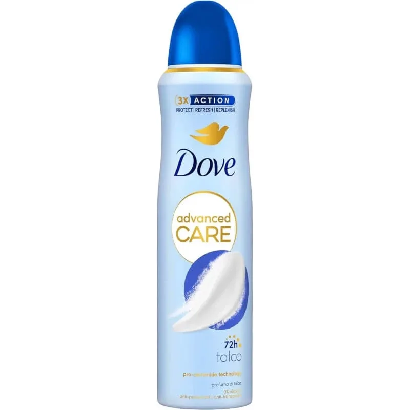 Dove Advanced Care talc - deodorant spray 150 ml — preț și oferte