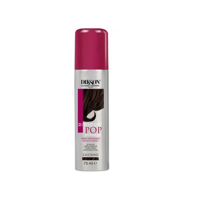 Dikson Ritocco pop pentru rădăcini – spray instant pentru retușarea rădăcinilor, culoare castaniu, 75 ml — preț și oferte