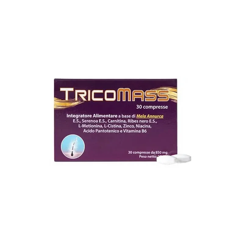 Tricomass 30 comprimate – supliment alimentar pentru păr — preț și oferte