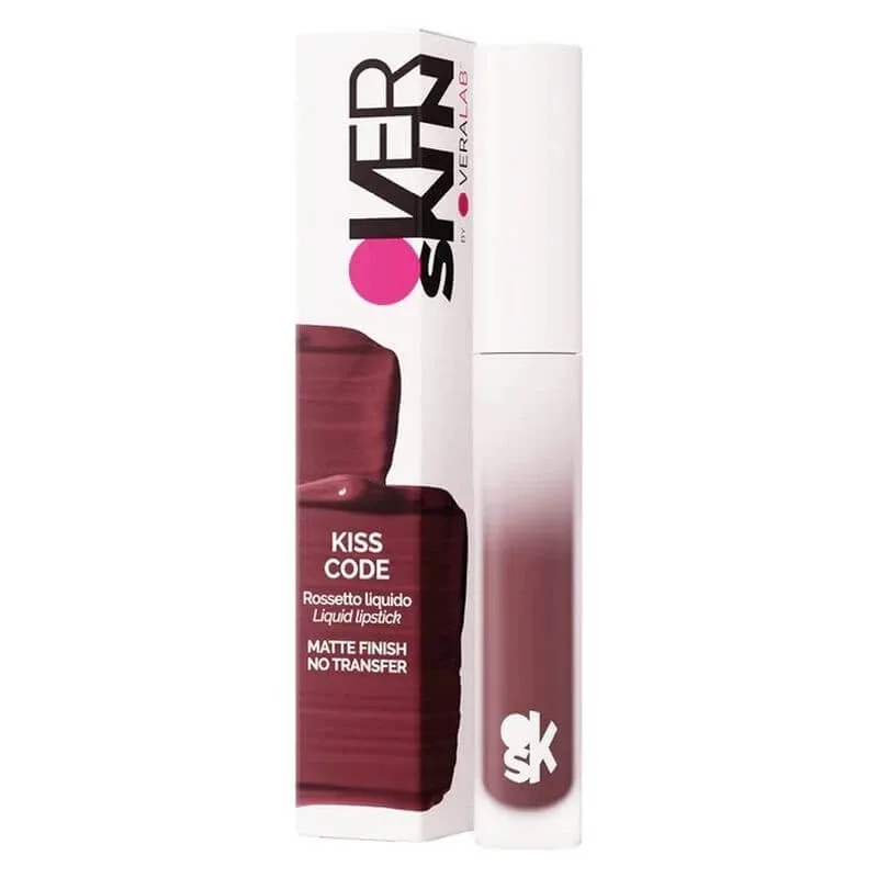Veralab Overskin kiss code – ruj lichid mat nr. 05 deep burgundy — preț și oferte