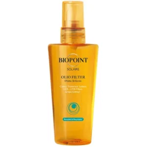 Biopoint Protecție solară pentru păr, spray cu ulei, Filter, păr neted și strălucitor, Solaire, 100 ml