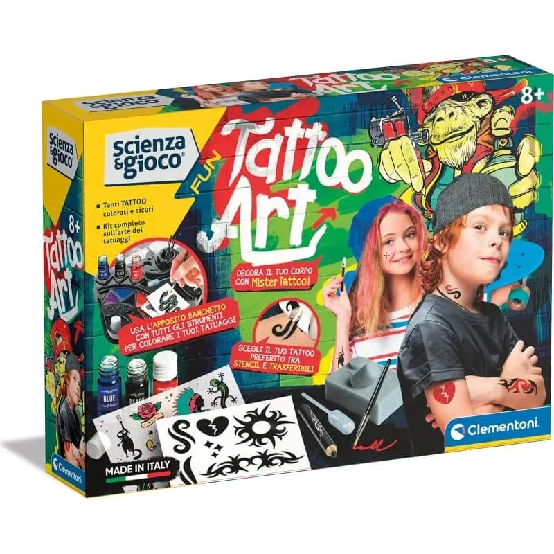 Clementoni Tattoo Art – joc de creativitate — preț și oferte