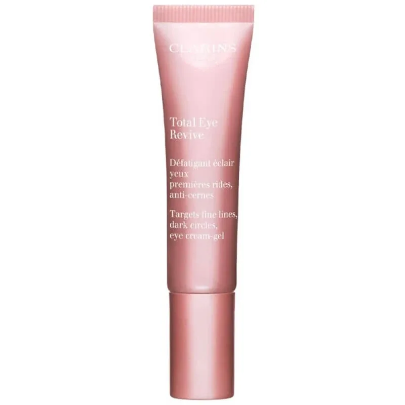 Clarins Total Eye Revive – cremă-gel revitalizantă pentru zona ochilor, împotriva pungilor și cearcănelor, 15 ml — preț și oferte