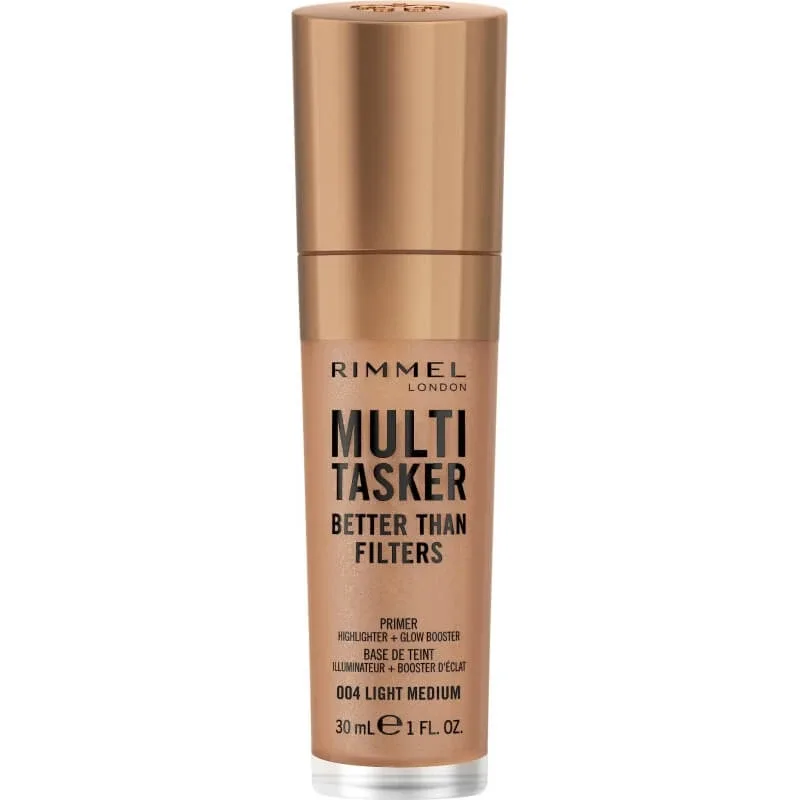 Rimmel multi-tasker „Better than Filters” 3 în 1 – primer, amplificator de strălucire și iluminator nr. 004 light medium Rimmel London — preț și oferte