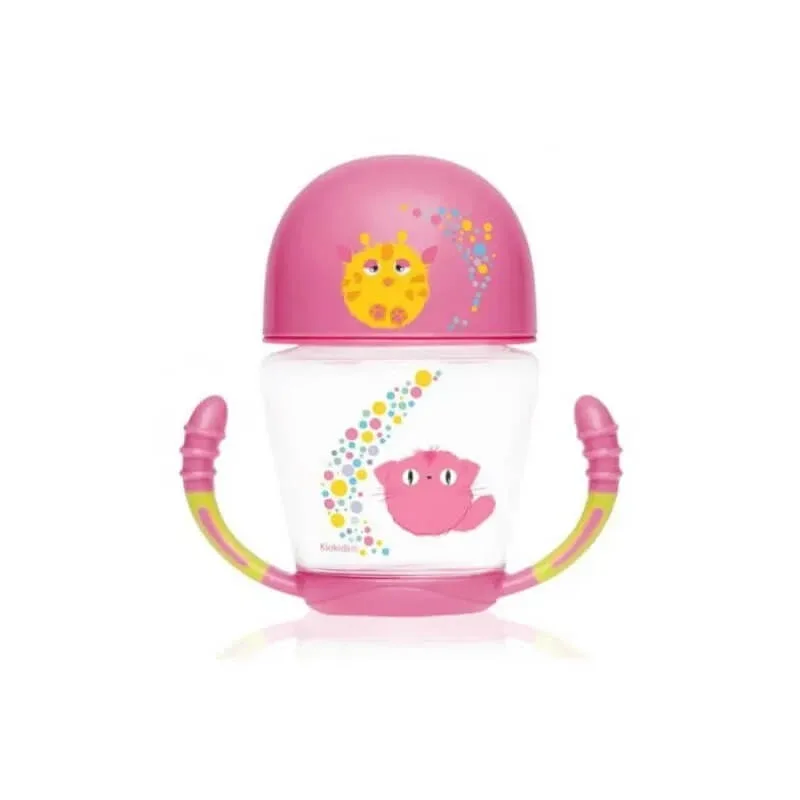 Kiokids Step 2 – cană de antrenament – roz — preț și oferte