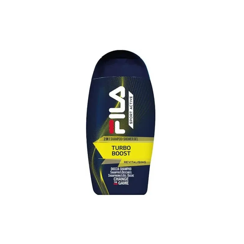Fila Sport Active Turbo Boost – gel de duș și șampon 2 în 1 revitalizant, 250 ml — preț și oferte
