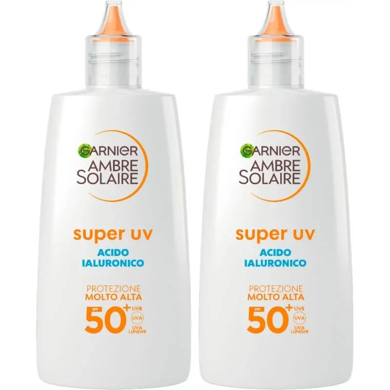 Garnier Ambre Solaire - Super UV cu acid hialuronic SPF 50+ - fluid hidratant 40 ml — preț și oferte