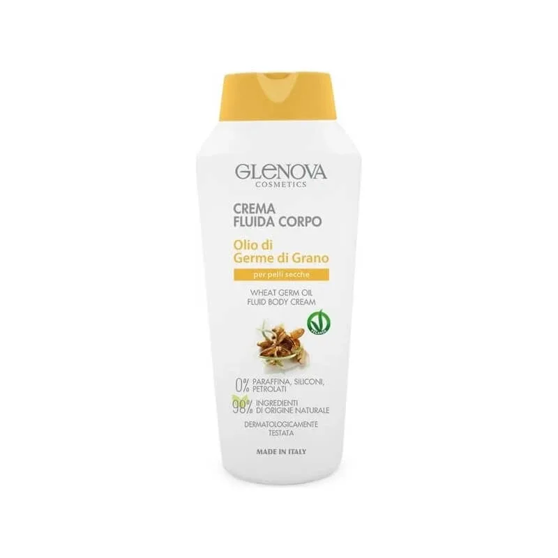 Glenova Cremă fluidă cu ulei din germeni de grâu pentru tenul uscat 300 ml — preț și oferte