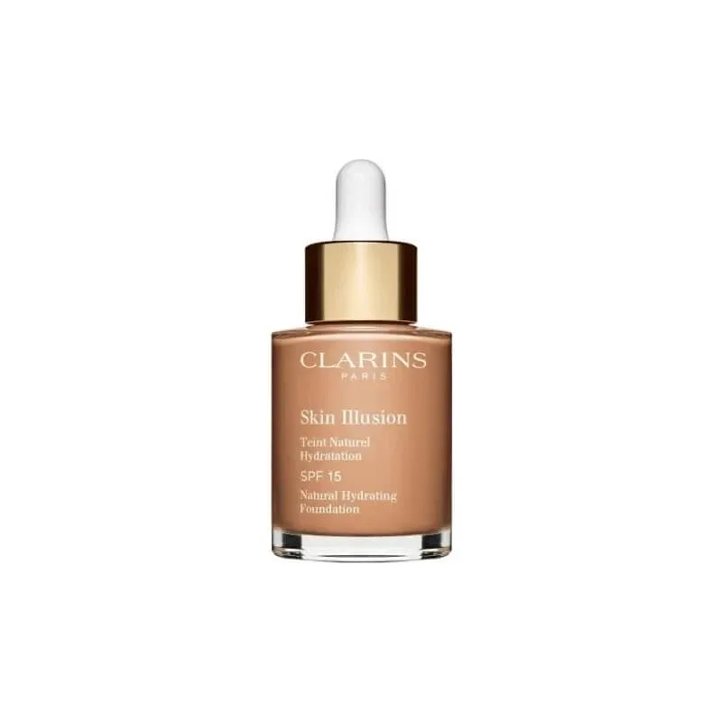 Clarins Skin Illusion – fond de ten lichid – nr. 112 amber — preț și oferte