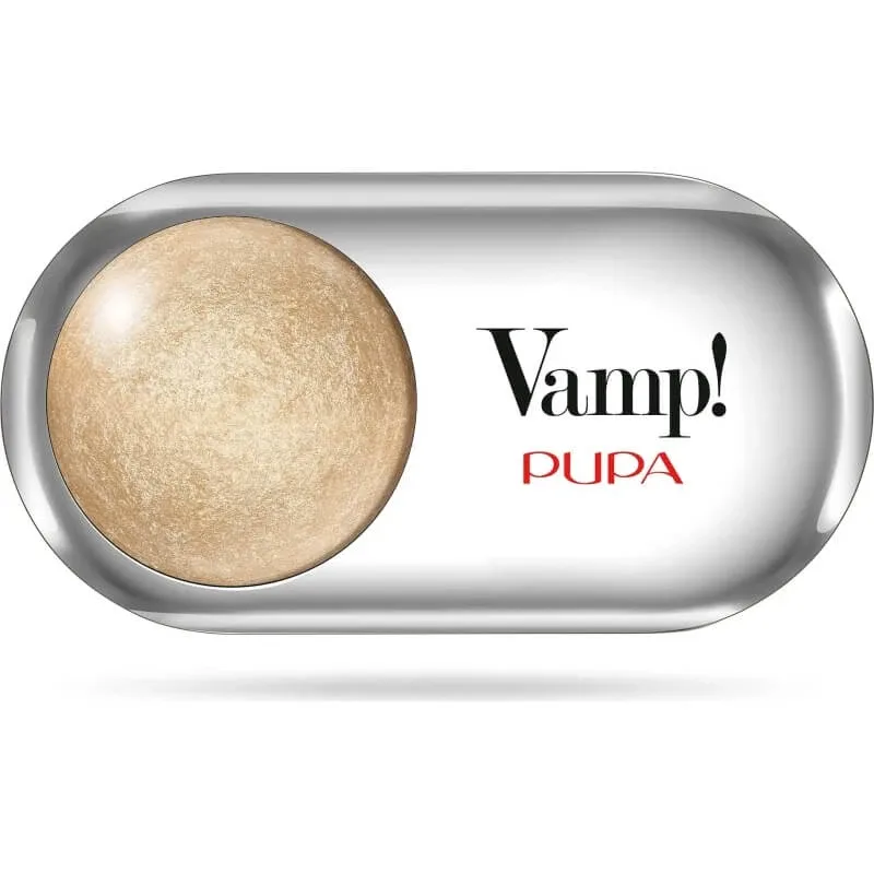 Pupa vamp! - fard de pleoape nr. 201 champagne gold wet&amp;dry — preț și oferte