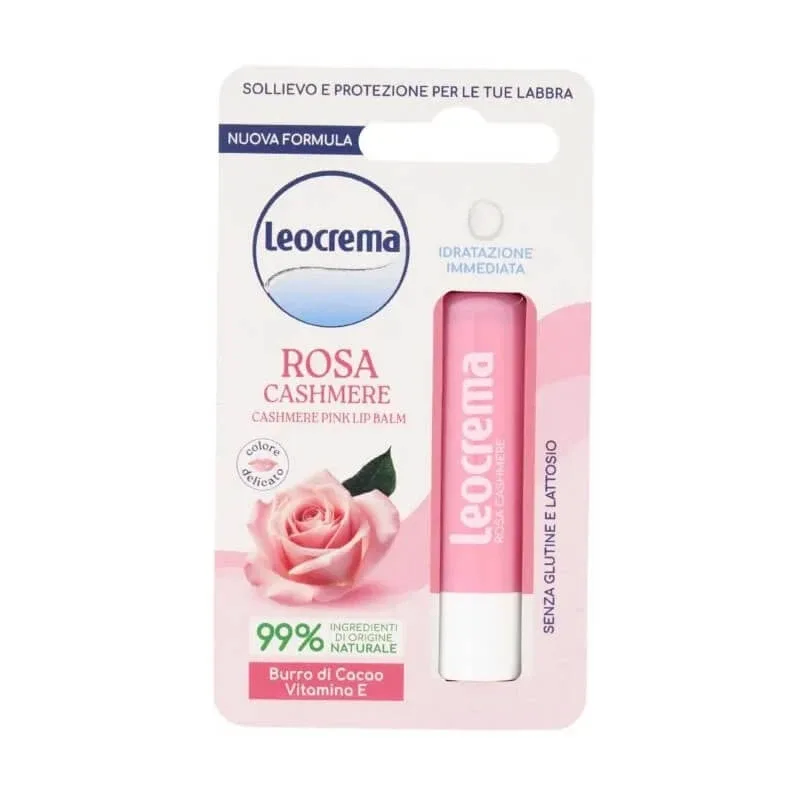 Leocrema Balsam de buze roz cașmir – balsam hidratant pentru buze 5,5 ml — preț și oferte