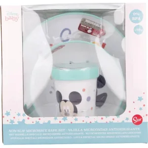 Stor Disney Baby Mickey Mouse – set pentru hrănire 10 luni+