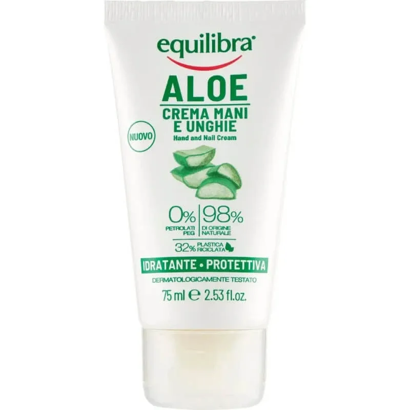 Equilibra aloe – cremă hidratantă și protectoare pentru mâini și unghii, 75 ml — preț și oferte