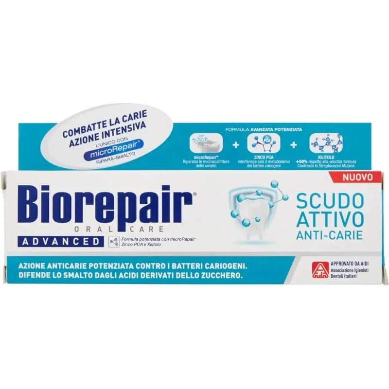 Biorepair scut activ – pastă de dinți anticaria 75 ml — preț și oferte