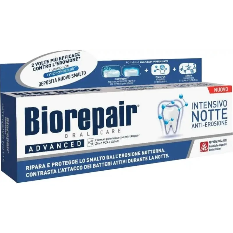 Biorepair Advanced Intensiv de noapte – pastă de dinți anti-eroziune 75 ml — preț și oferte