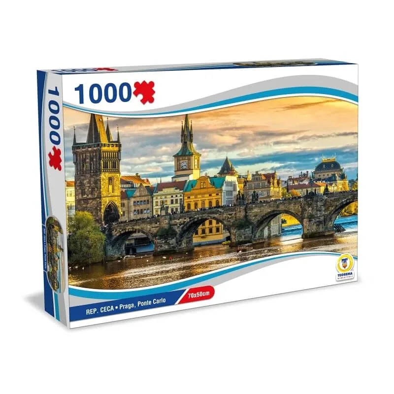 Teorema Puzzle Republica Cehă – Praga, Podul Carol, 1000 de piese, 70x50 cm — preț și oferte