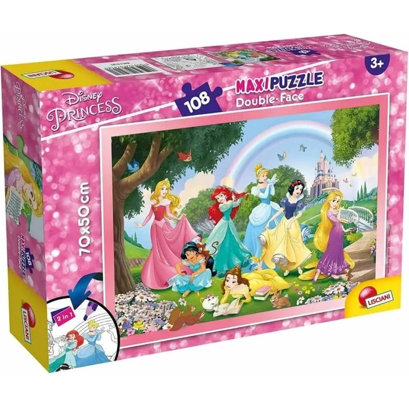 Lisciani Maxipuzzle cu două fețe „Prințesa”, 108 piese — preț și oferte