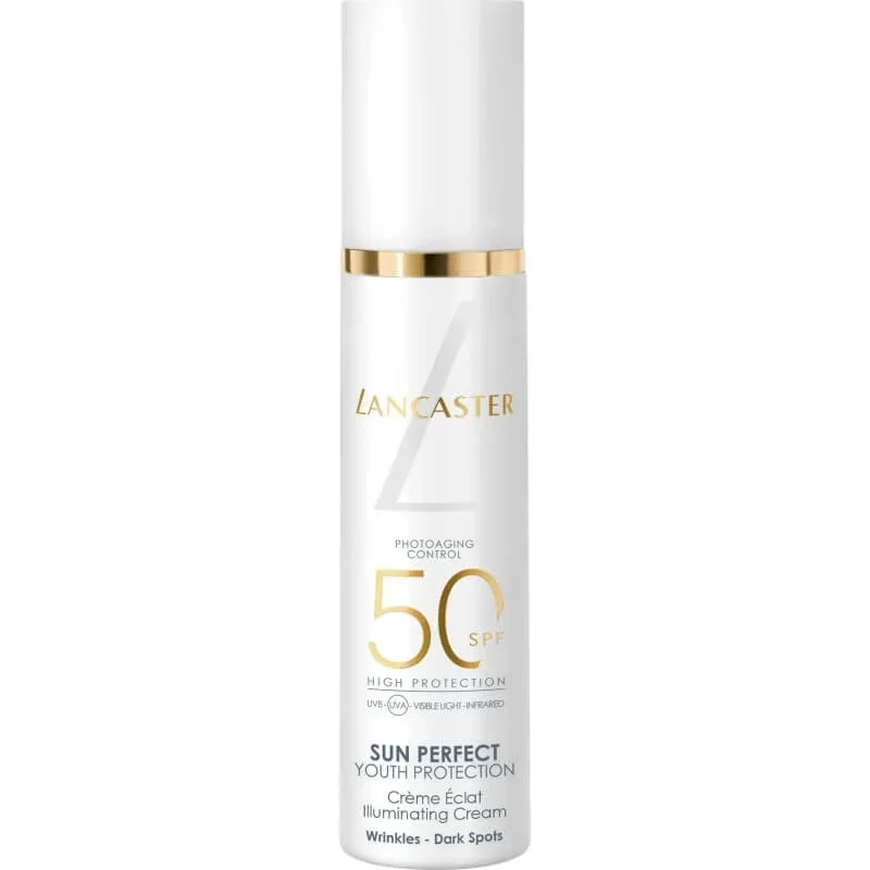 Lancaster Cremă de protecție solară pentru față SPF 50, iluminatoare, Sun Perfect Infinite Glow, protecție ridicată, 50 ml — preț și oferte