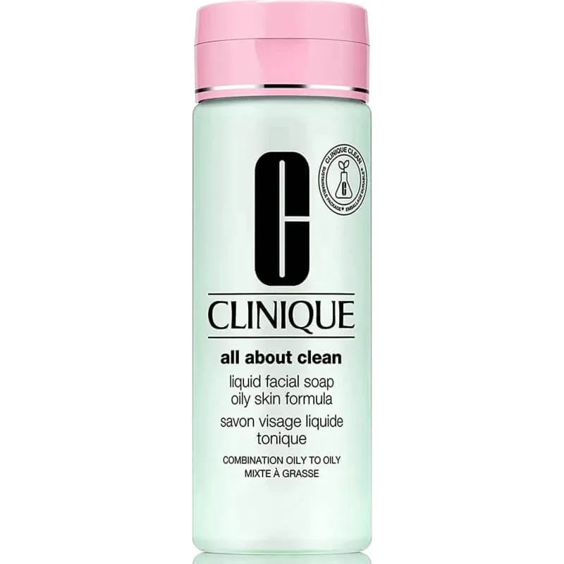 Clinique All About Clean - Formula pentru ten gras - săpun lichid pentru față, destinat tenului mixt până la gras, 200 ml — preț și oferte