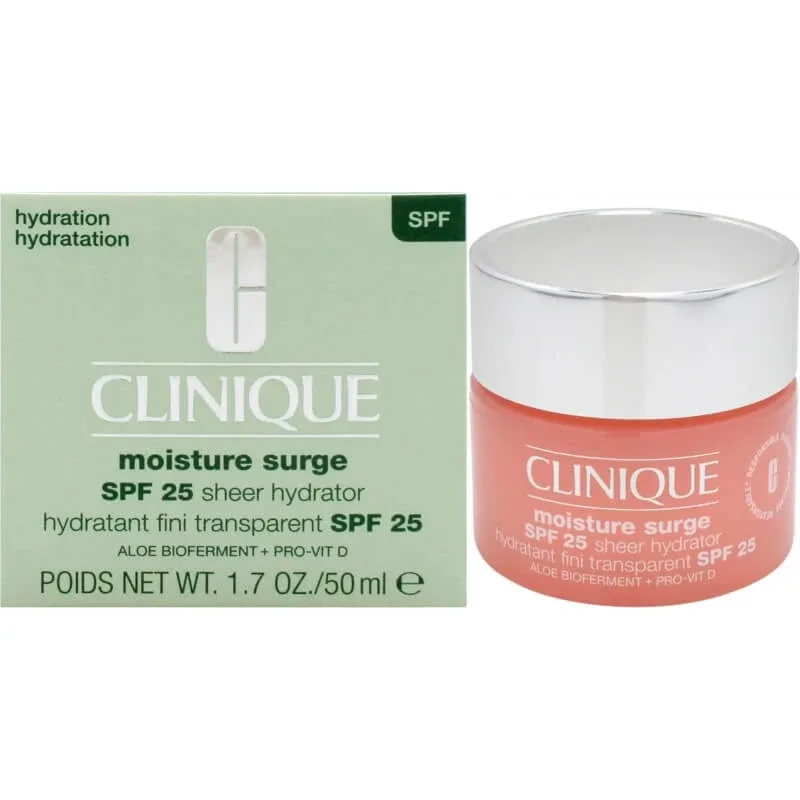 Clinique Moisture Surge SPF 25 – cremă hidratantă și protectoare 50 ml — preț și oferte