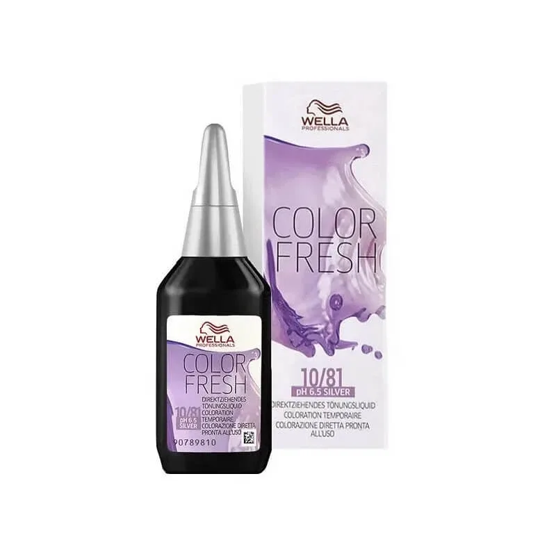 Wella Color Fresh nr. 10/81 blond platinat perlat cenușiu – vopsea directă gata de utilizare, 75 ml — preț și oferte