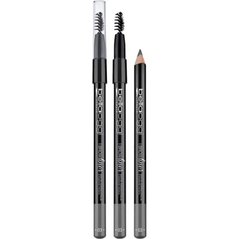Bellaoggi I brow liner – creion pentru sprâncene nr. 03 brunete/brune — preț și oferte