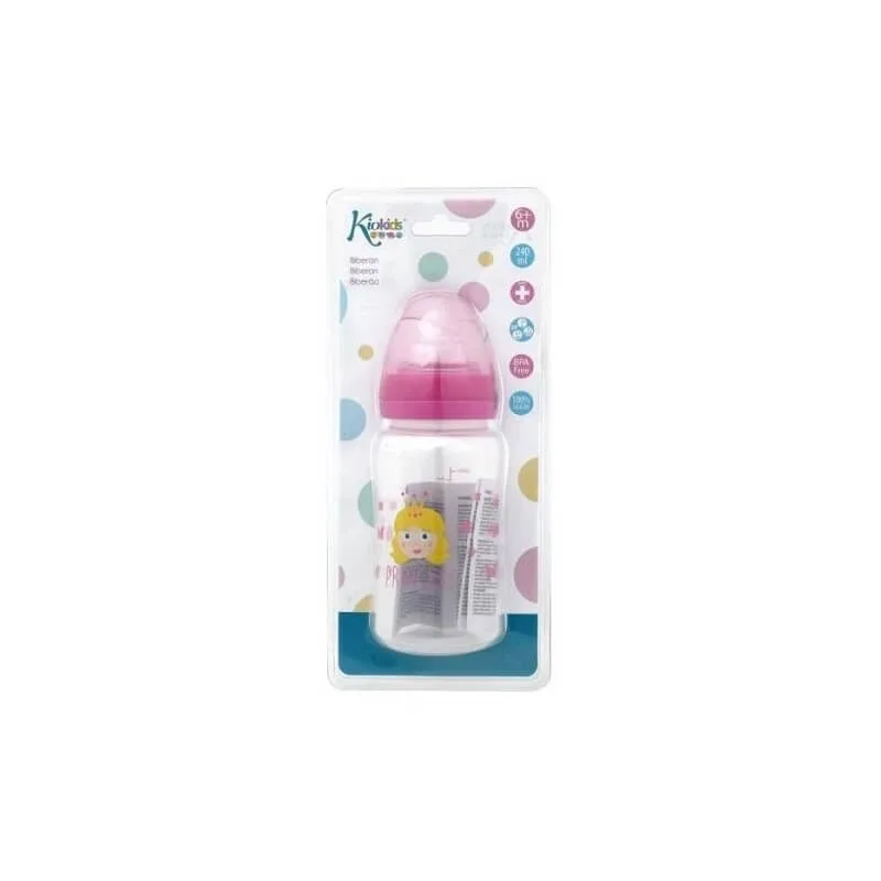 Kiokids Biberon - roz 240 ml 6 luni+ — preț și oferte