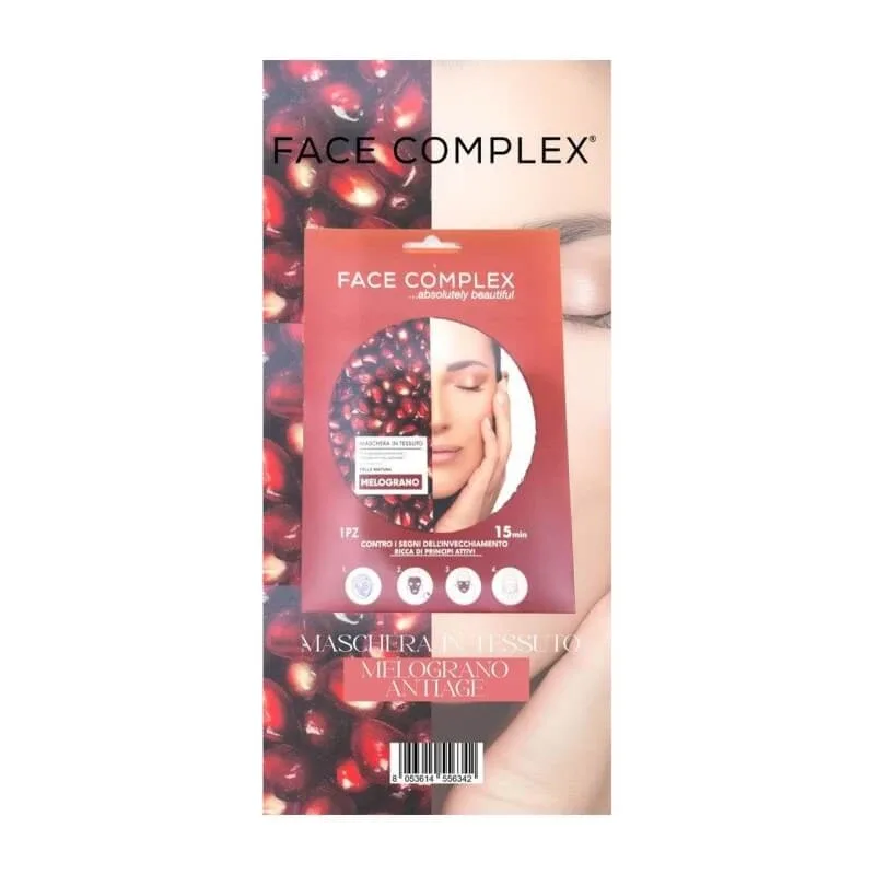 Face complex Melograno – mască hidratantă și iluminatoare din țesătură, 28 g — preț și oferte