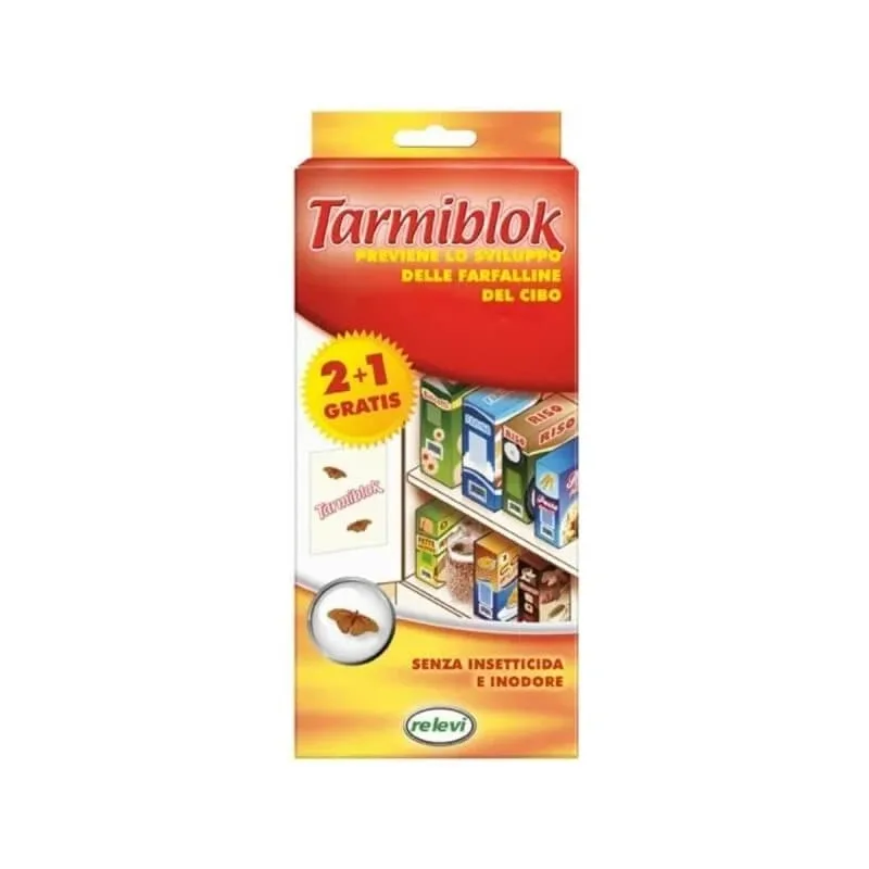 Plăcuțe Tarmiblok – împotriva moliilor alimentare, 3 bi-adezive — preț și oferte