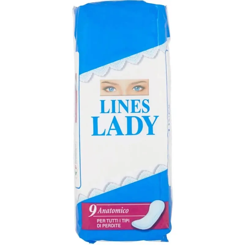 Lines lady - 9 tampoane anatomice pentru toate tipurile de scurgeri — preț și oferte